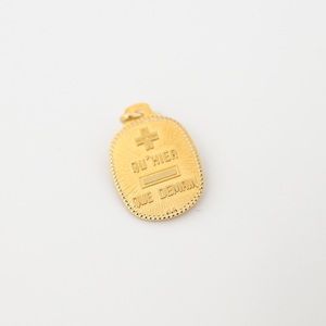 Solid 18k Gold Augis French Love Token